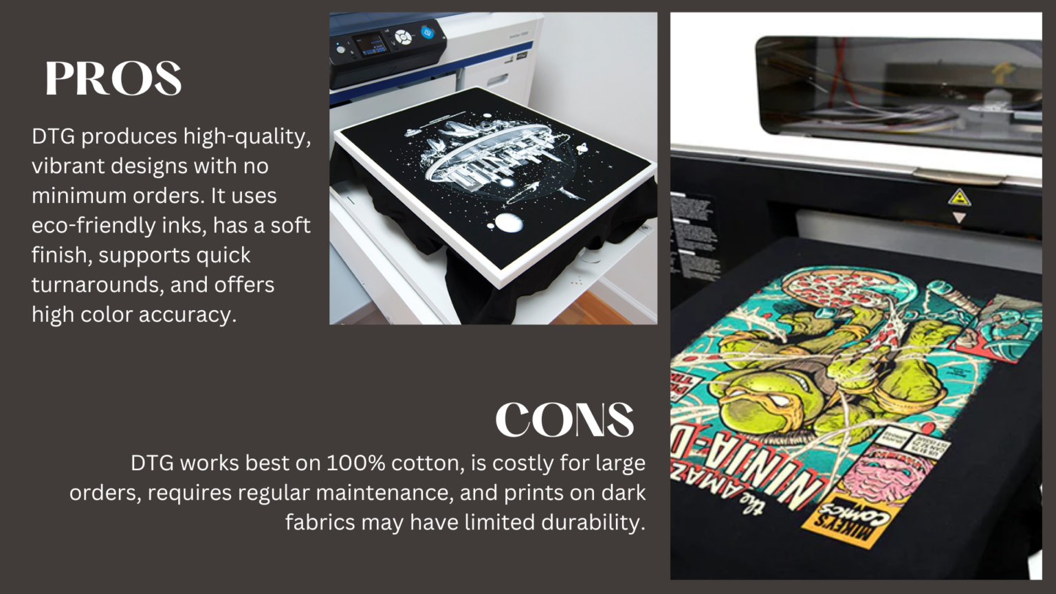 Dtg Printing Vs Screen Printing Pros Cons And Costs Explained