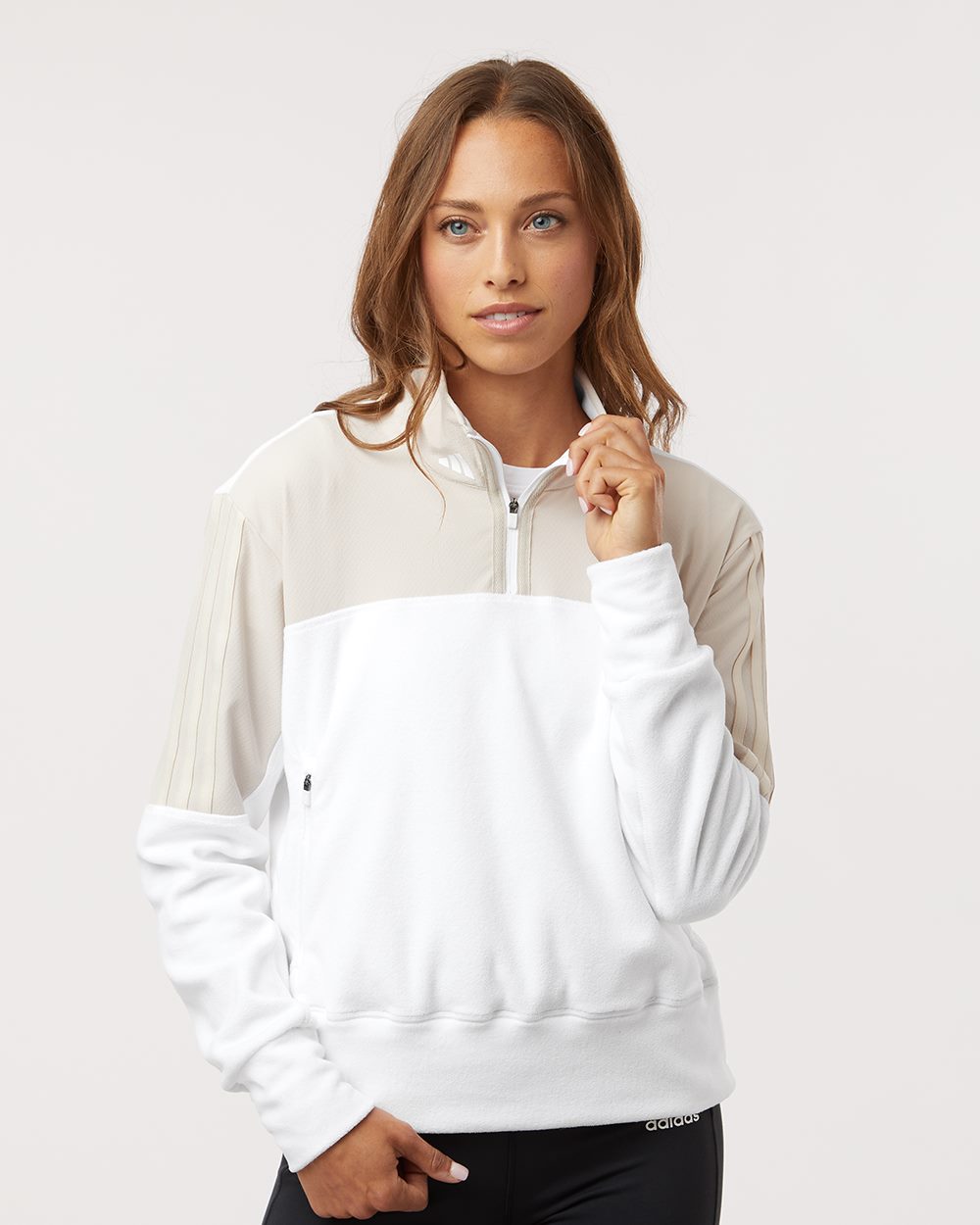 Adidas - Women's Fleece Quarter-Zip Pullover