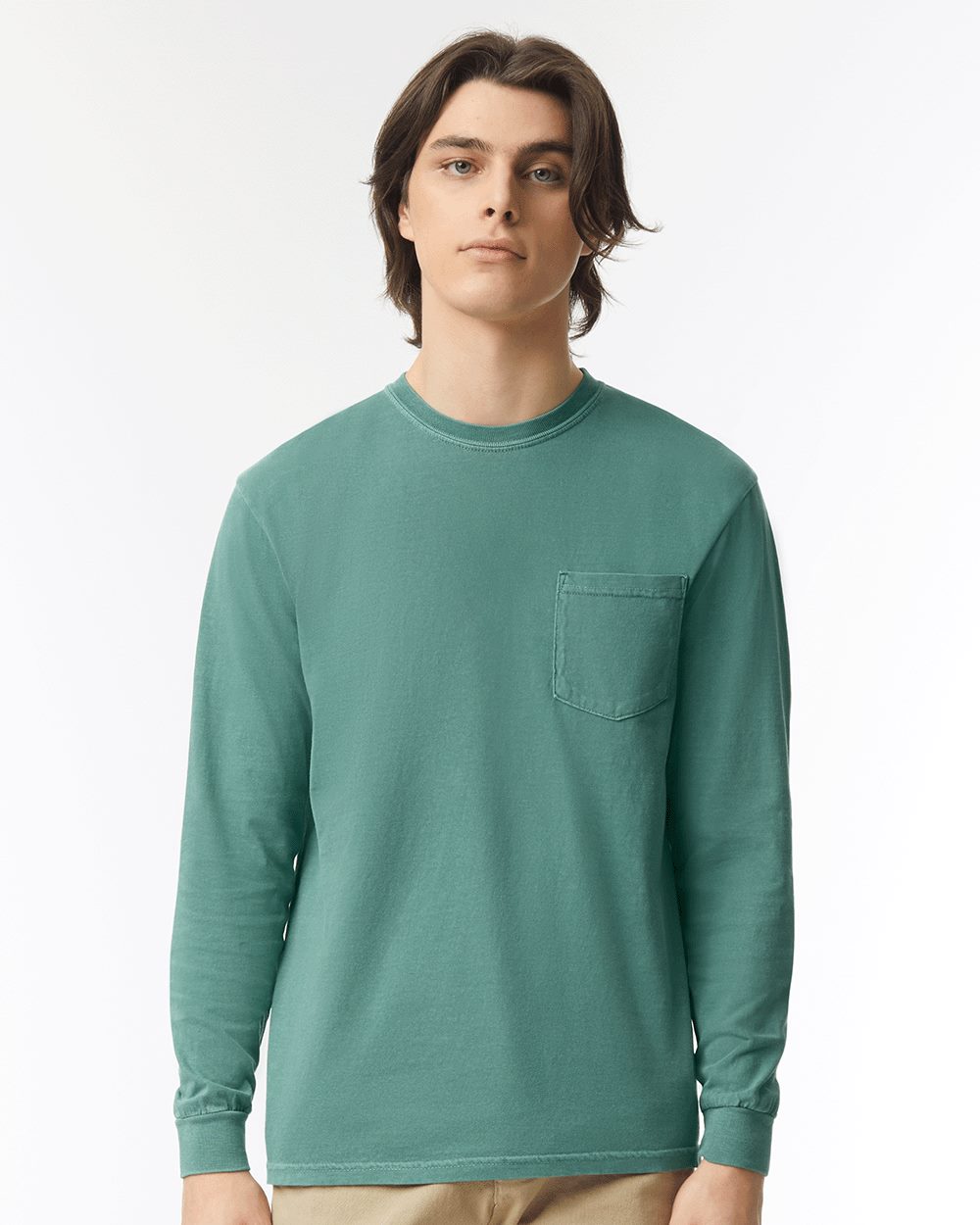 Comfort Colors - Garment-Dyed Heavyweight Long Sleeve Pocket T-Shirt