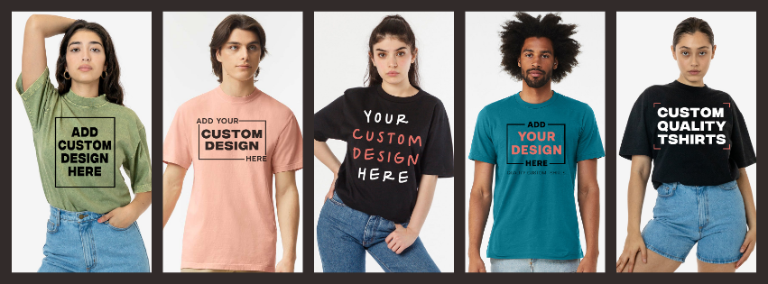 Add Your Logo or Custom Design on Business T-shirts Mockup