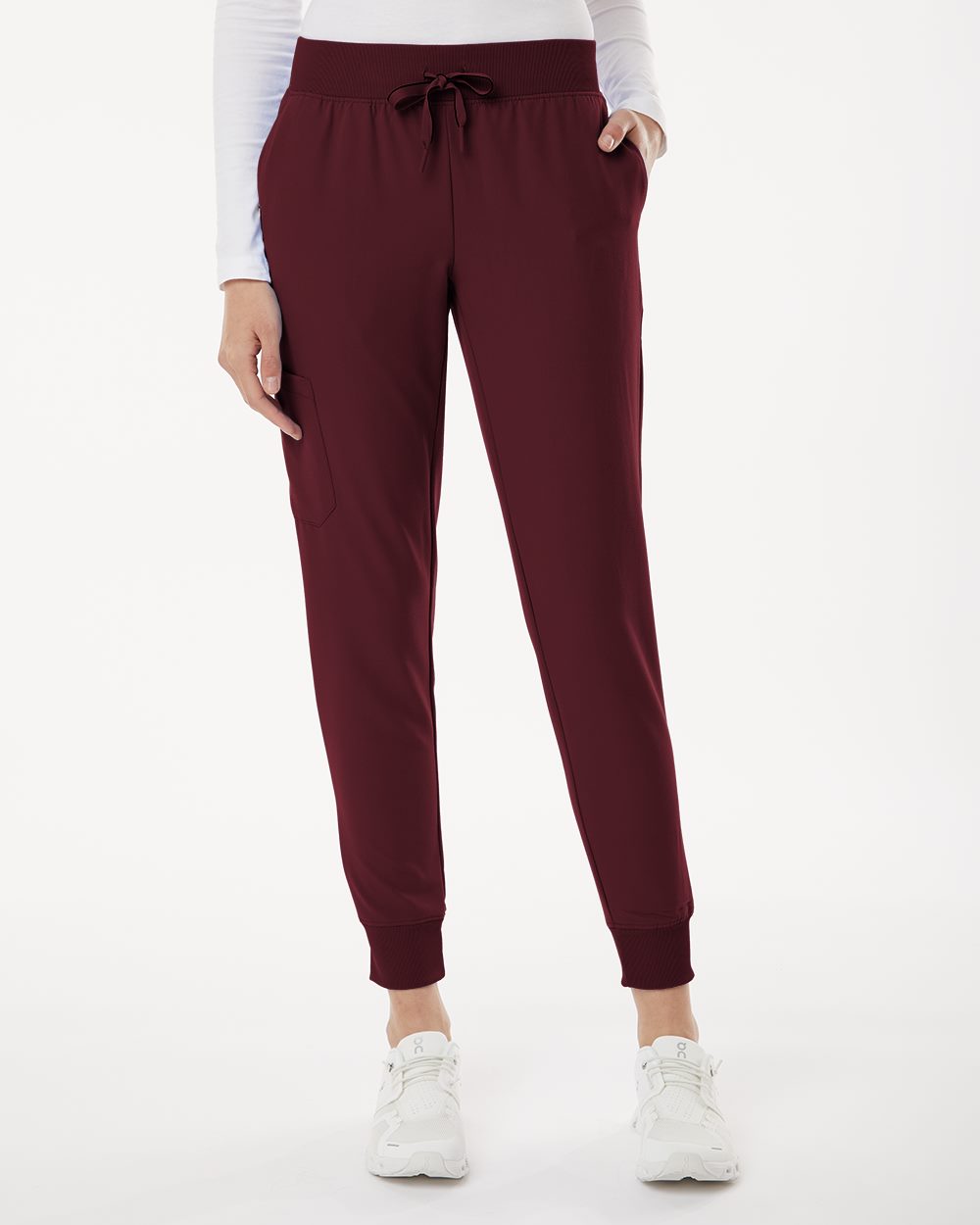 Jaanuu - Womens Silex Knit-Waist Scrub Joggers