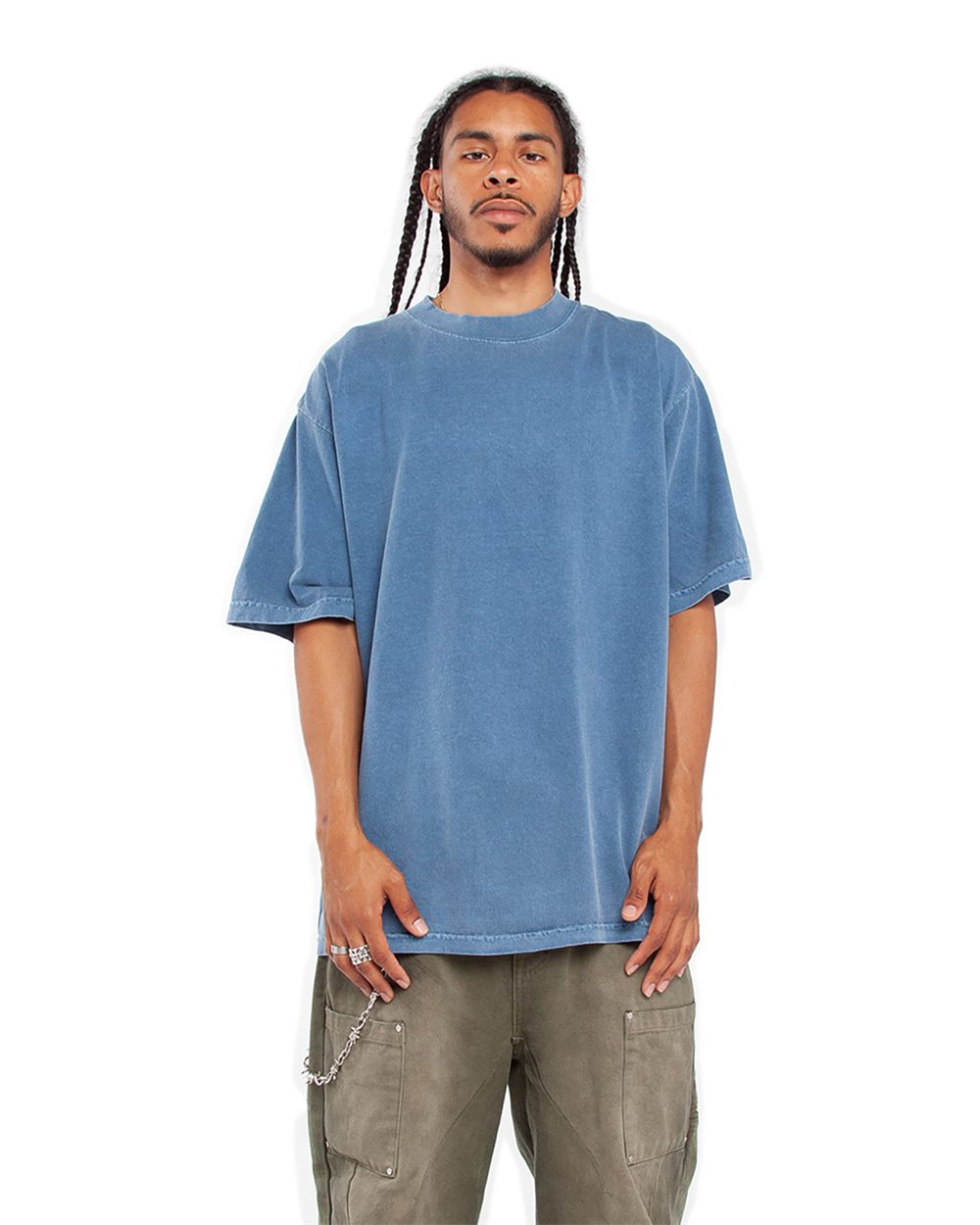 Shaka Wear - Garment-Dyed Crewneck T-Shirt