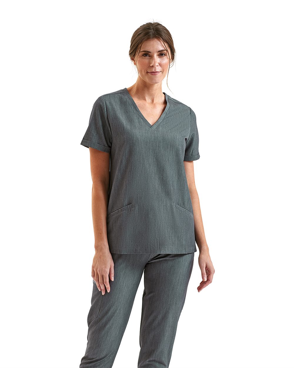 Onna - Womens Invincible V-Neck Stretch Scrub Top