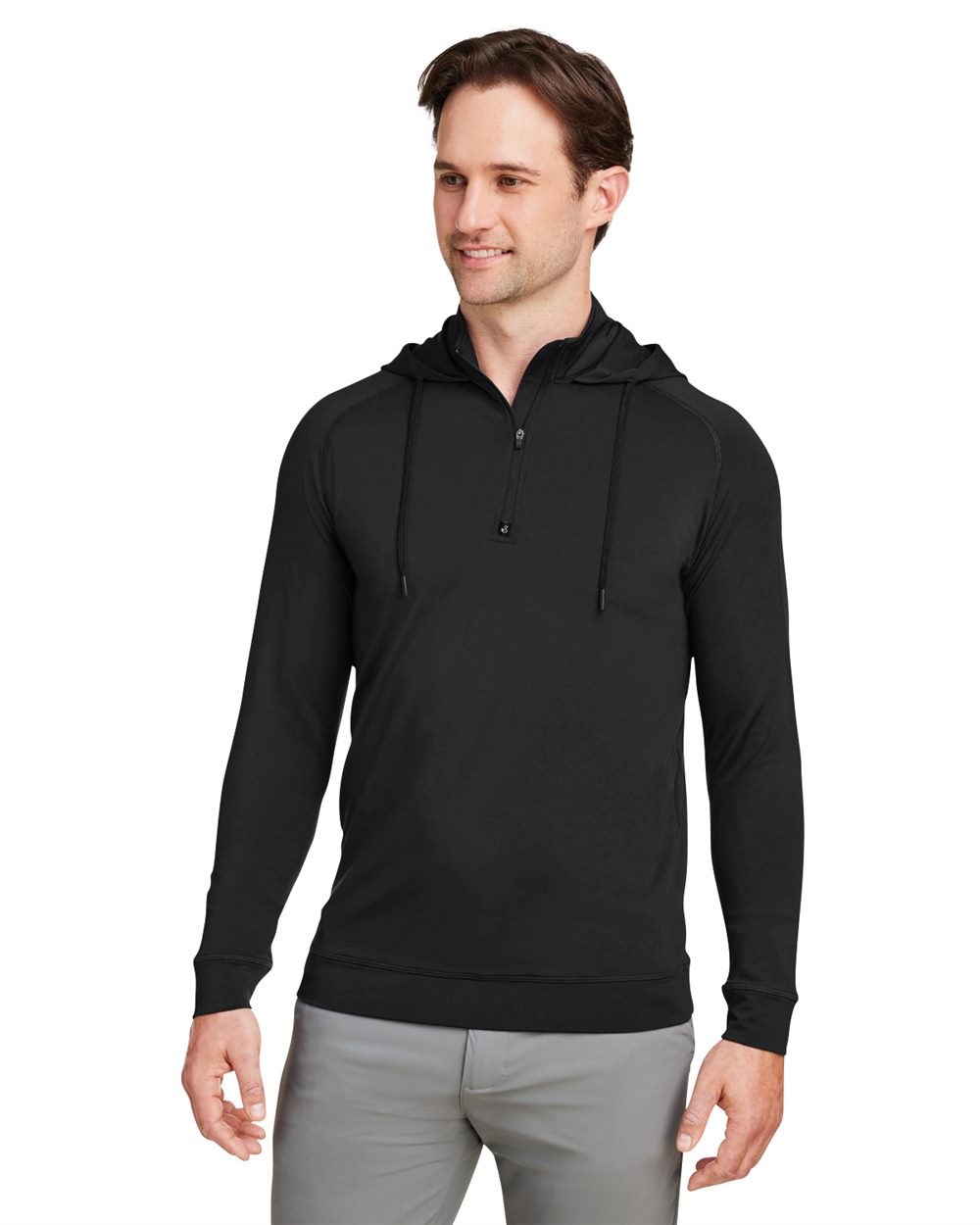 Swannies - Vandyke Quarter-Zip Pullover Hooded Sweatshirt