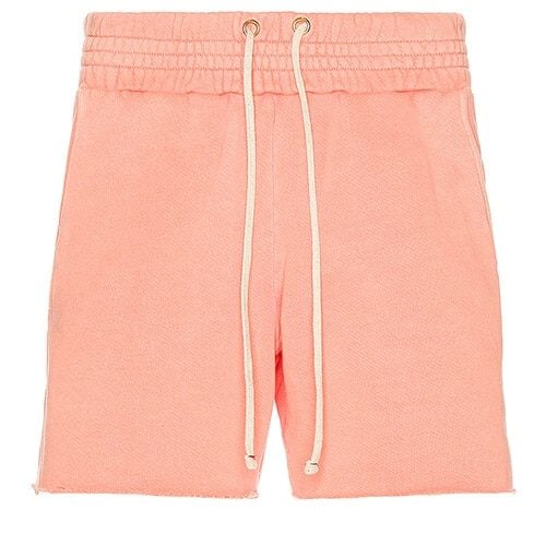 pink custom dyed shorts